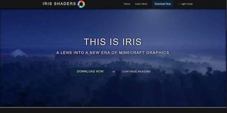 Iris Shaders یک ماد برای اجرای shader ها در ماینکرفت است.